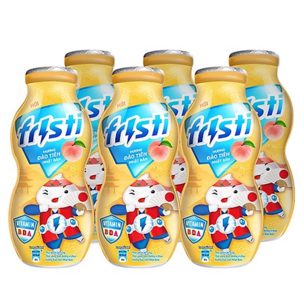 Thùng Fristi Hương Đào Tiên Nhật Bản 48x80ml