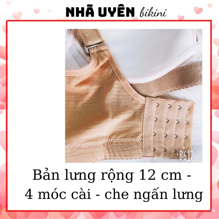 Áo ngực bản to, mút mỏng cao cấp dành cho ngực to, che khuyết điểm lưng mỡ mã 198