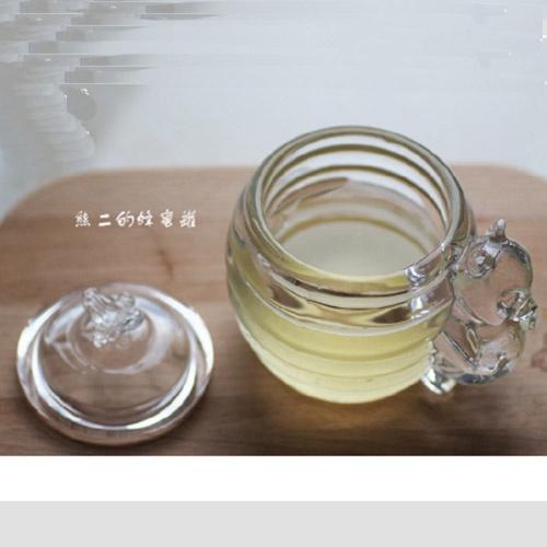 Lọ mật ong thủy tinh con gấu dễ thương Thủy tinh dày dặn chuẩn hàng nội địa