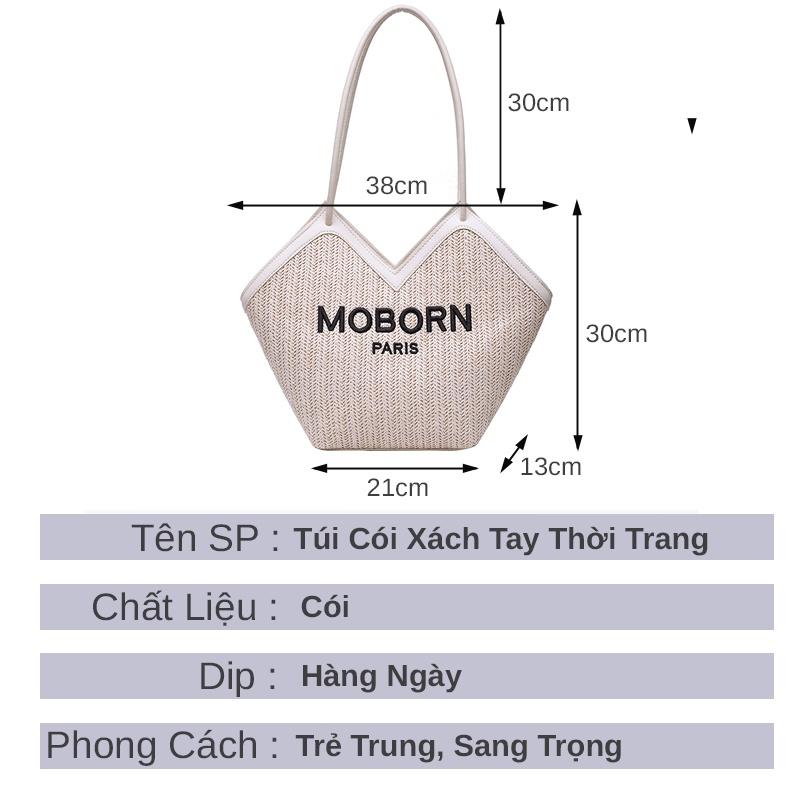 Túi cói đi biển túi đeo chéo tote xách tay du lịch thời trang cao cấp cho nữ TX32