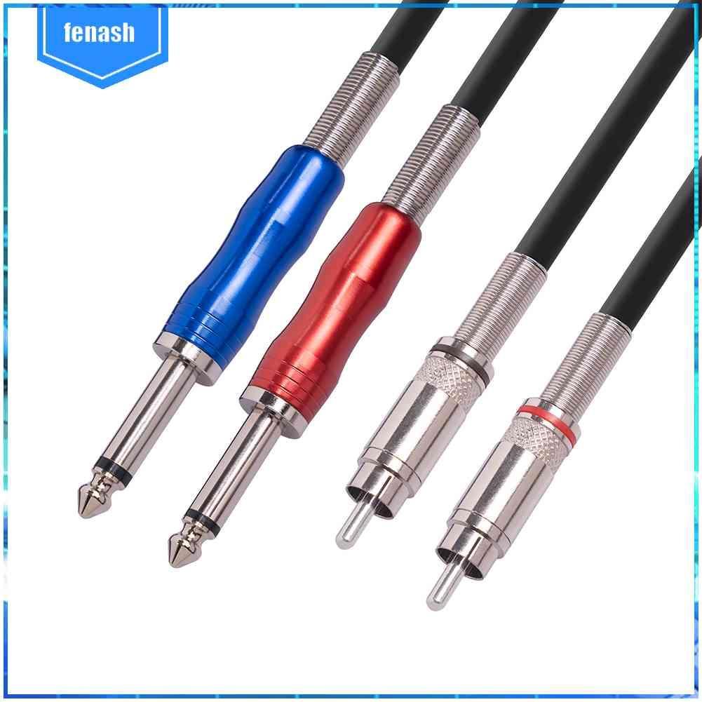 Cáp Chuyển Đổi Âm Thanh PVC Mạ Vàng 3051K63 Giắc Cắm 6.35mm Đa Phương Tiện Cho Loa