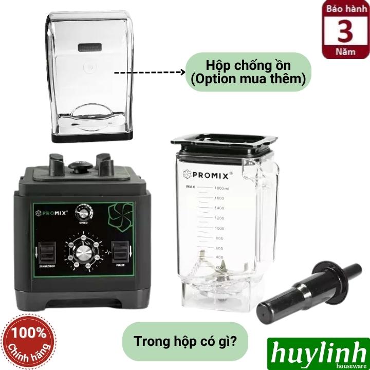 Máy xay sinh tố công nghiệp Promix PM-911B [Model mới 2023] - Dung tích 2 lít - Công suất 1650W - Có hẹn giờ tới 90S - Hàng chính hãng