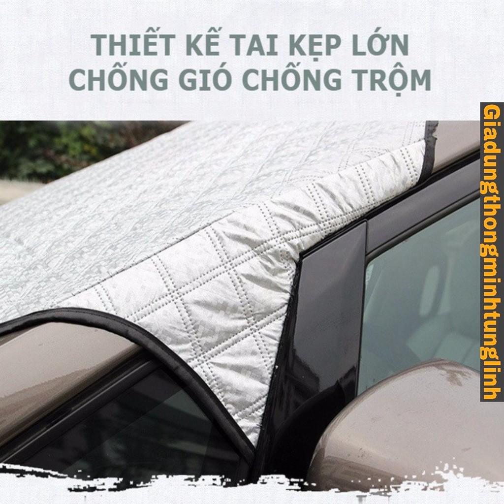 Bạt Che Nắng Kính Lái Ô Tô Cách Nhiệt Chống Nóng - 3 lớp tráng bạc, dễ dàng gấp gọn vệ sinh