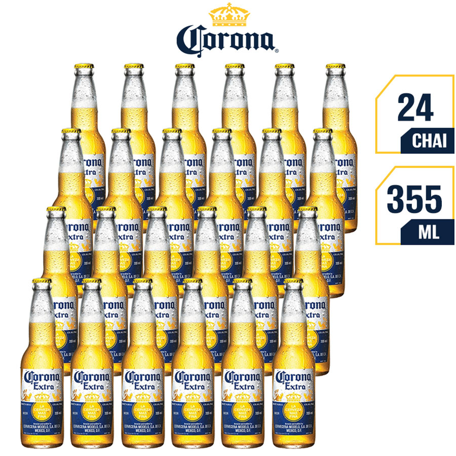 Bia Corona 355ml thùng 24 chai