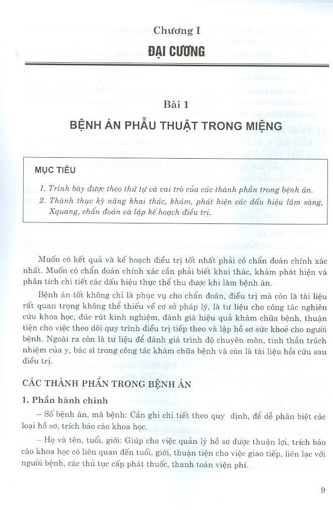 Phẫu Thuật Trong Miệng - Tập 1 (Dùng Cho Sinh Viên Chuyên Khoa Răng Hàm Mặt