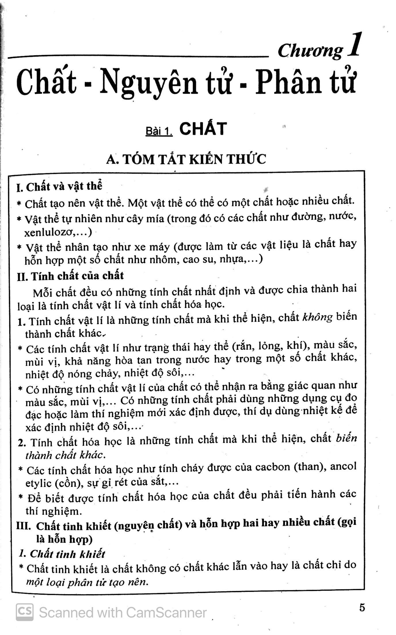 Học Tốt Hóa Học Lớp 8