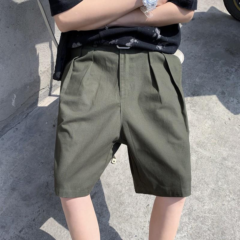 Quần Short Cotton Dáng Rộng Thời Trang Mùa Hè Năng Động Cho Nam