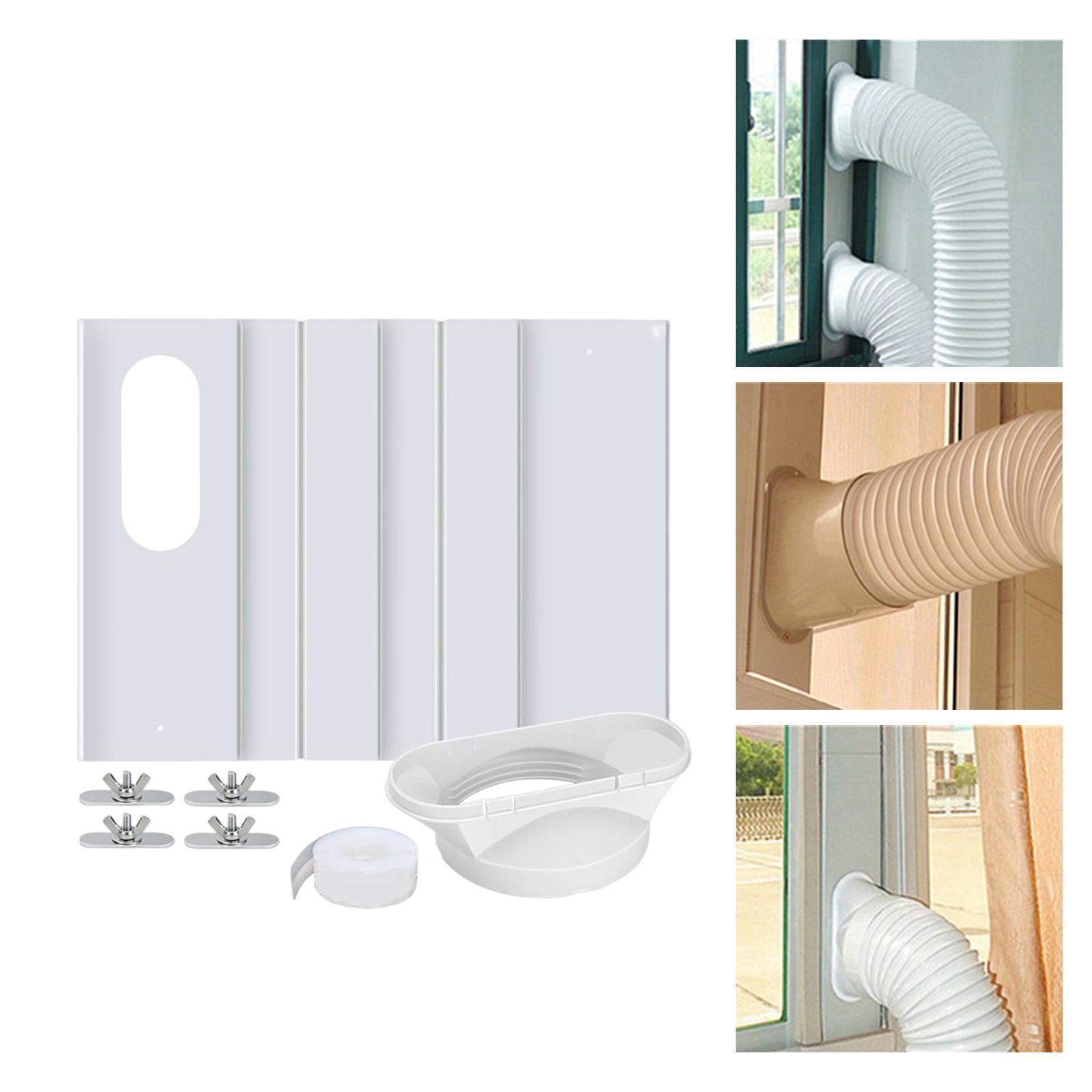 Portable Air Conditioner Window Kit Adjustable Sliding for Exhaust Hose