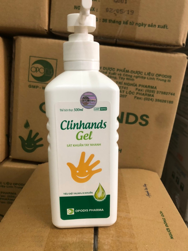 Nước rửa tay sát khuẩn khô nhanh Clinhands Gel 500ml