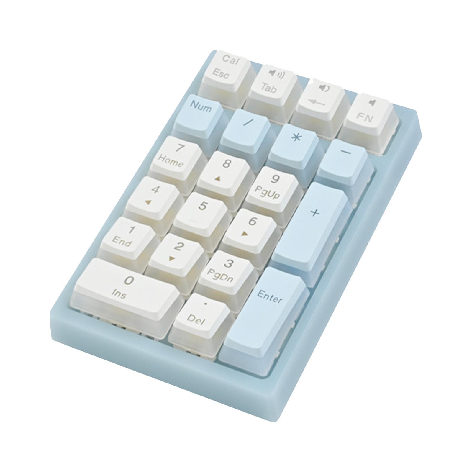 Mechanical Numeric Keypad Plug and Play Number Pad for Office Travel Notebook Desktop