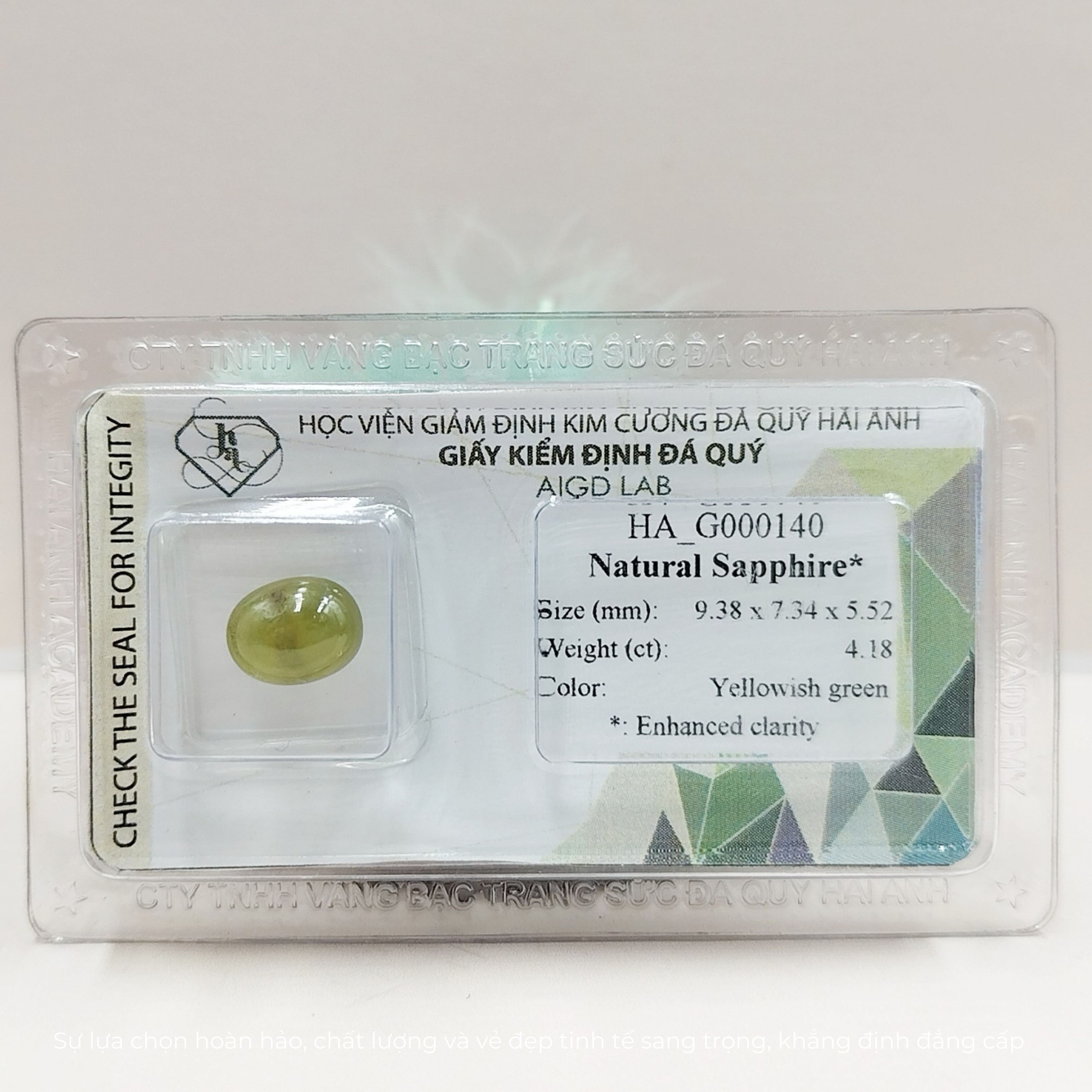Viên đá Sapphire thiên nhiên HA-G000140