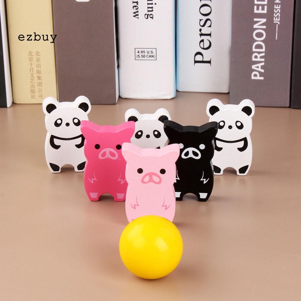 Bộ Đồ Chơi Xếp Hình Động Vật Bằng Gỗ