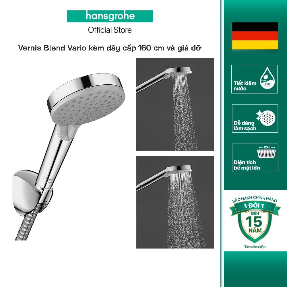 Tay sen kèm giá đỡ hansgrohe Vernis Blend 100 26273