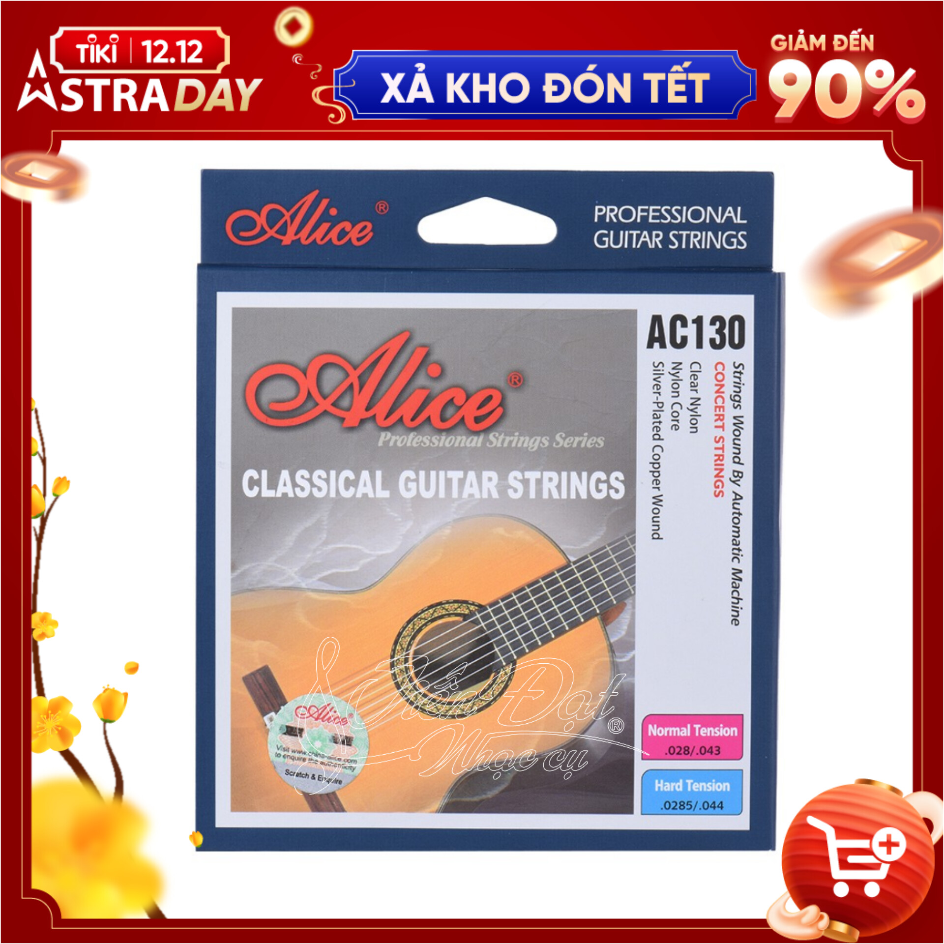 Bộ Dây Đàn Guitar Classic Alice AC130 - Hàng Chính Hãng