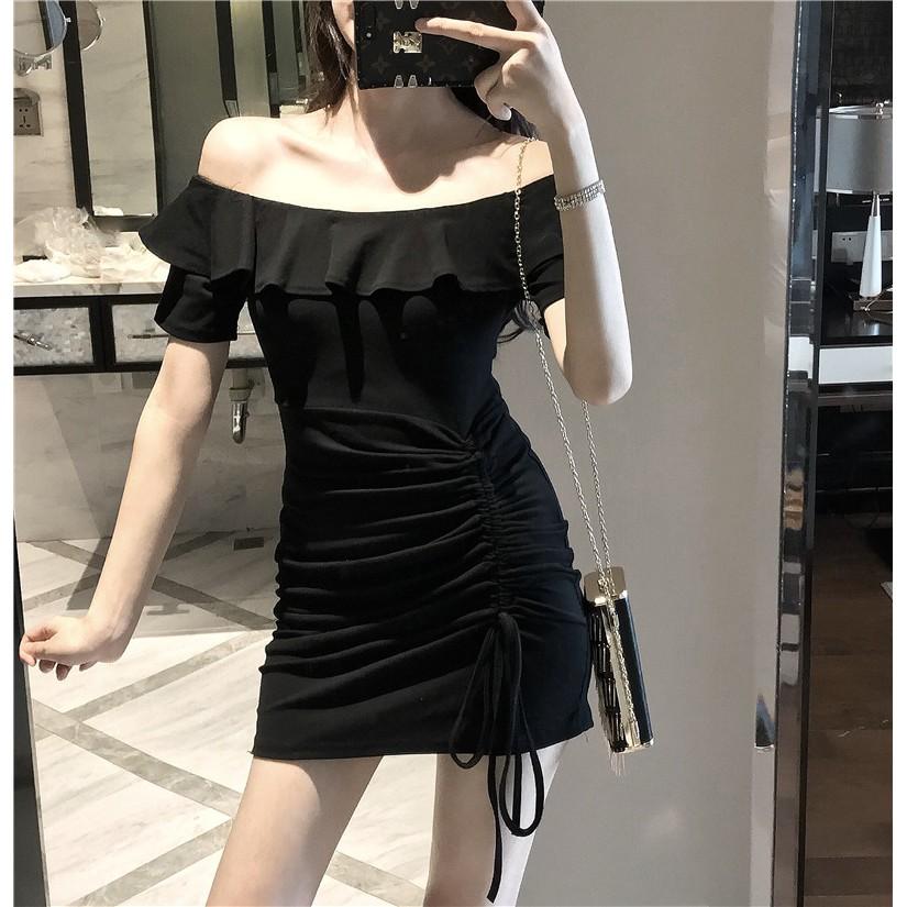 VÁY BODY TRỄ VAI RÚT DÂY THỜI TRANG XIXO - DAM0028