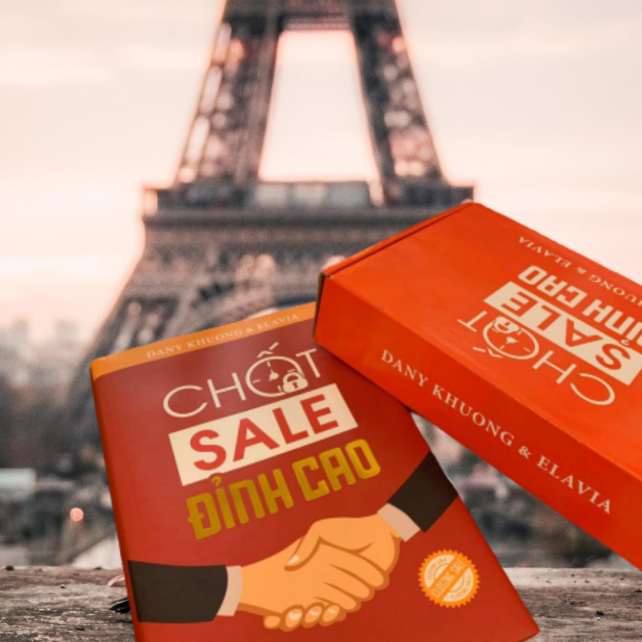 Sách CHỐT SALE ĐỈNH CAO tặng kèm khoá học bán hàng, bộ quy trình công cụ bán hàng và kế hoạch hành động 30 ngày