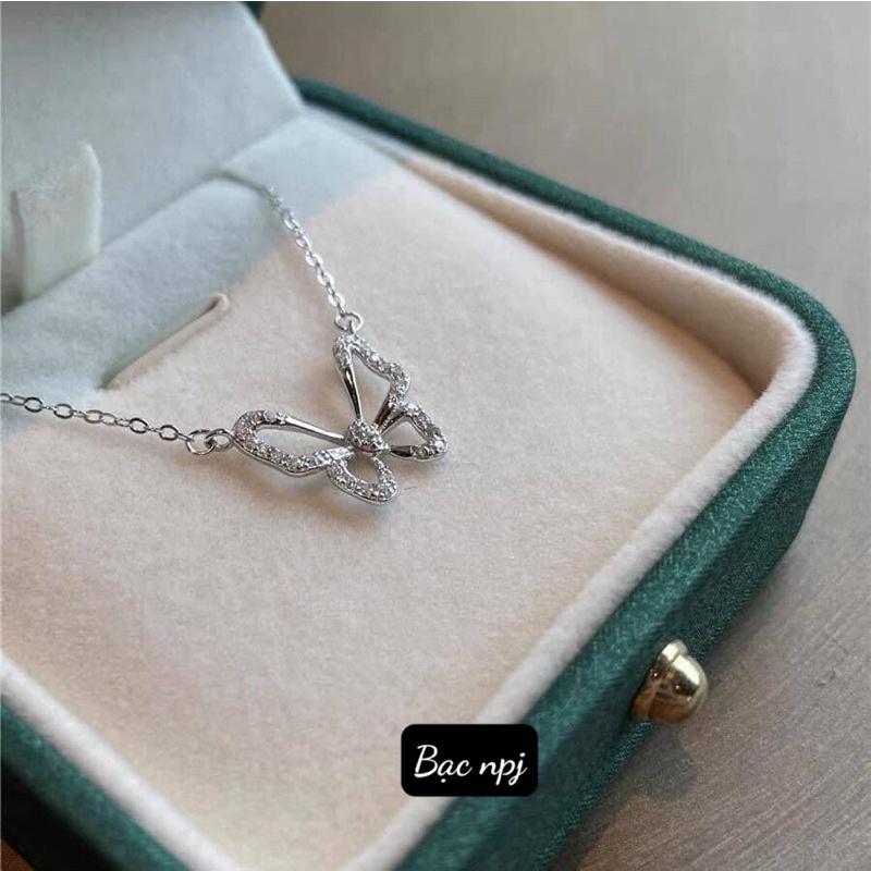 Dây chuyền bạc nữ ️ CAO CẤP ️ Vòng cổ bạc nữ dễ thương, xinh xắn thiết kế tinh tế, sắc nét- Bạc Npj