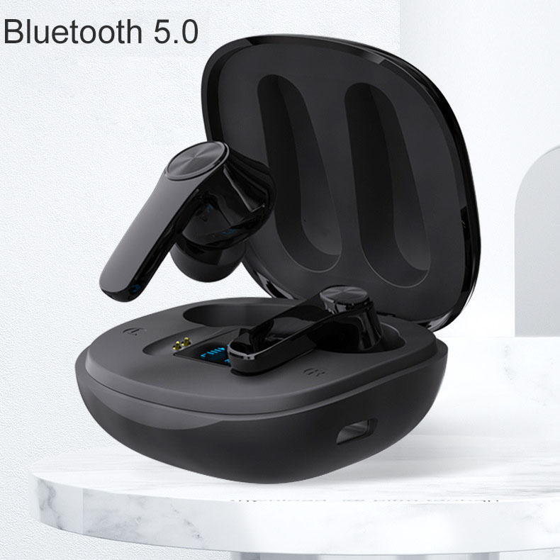 Tai nghe bluetooth không dây Hitoor XT18 Tai nghe loa siêu trầm TWS màn hình LED kỹ thuật số Tai nghe thể thao mini 5.0 - hàng nhập khẩu
