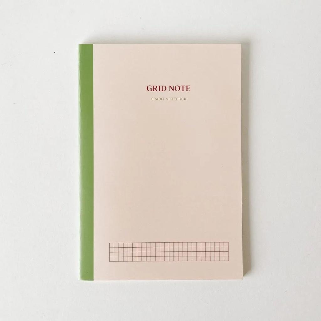 Vở học sinh - Vở sinh viên - Vở Crabit - 80 trang - Ô vuông - Bìa lưới grid