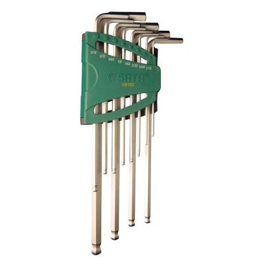 Bộ lục giác bi dài 12 chi tiết SATA 09102