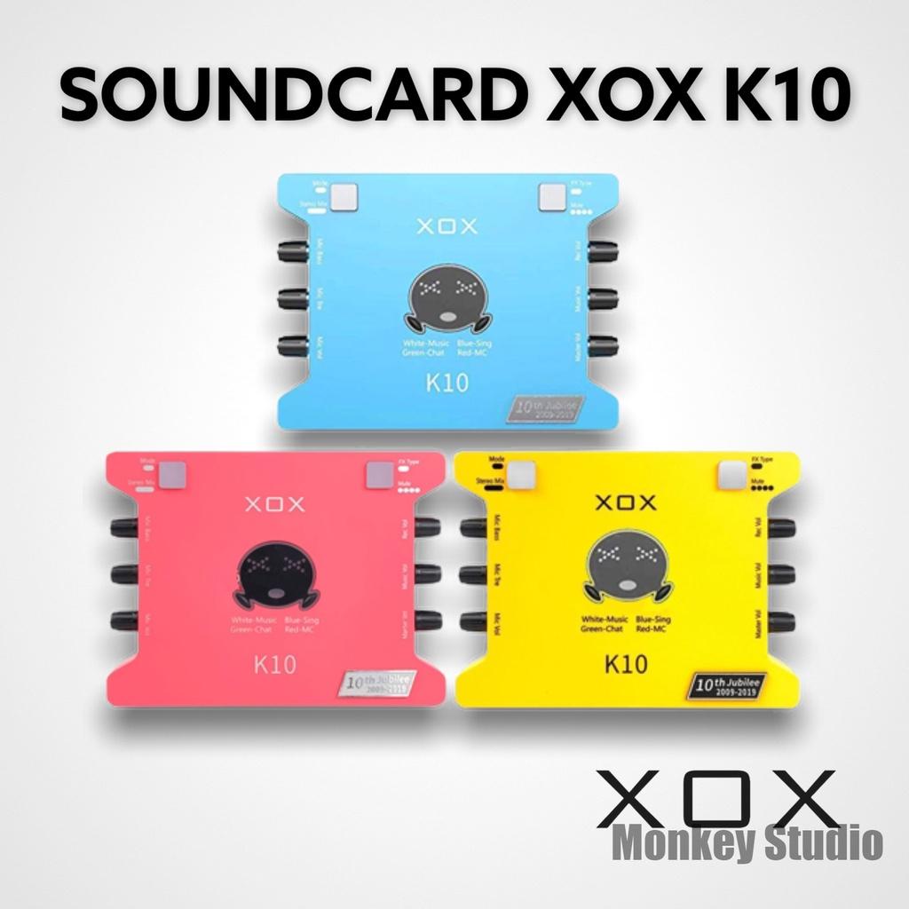 Bộ Mic Hát Livestream Soundcard XOX K10 2020 &amp; Mic TAKSTAR SM8B Chất Lượng Cao, Âm Thanh Cực Kỳ Sống Động - Hàng Chính Hãng
