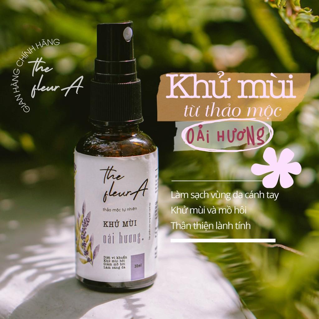 Khử Mùi Hôi Nách Thảo Mộc the FleurA - Xịt Hôi Nách Ngăn Tiết Mồ Hôi Thân Thiện An Toàn Cho Da