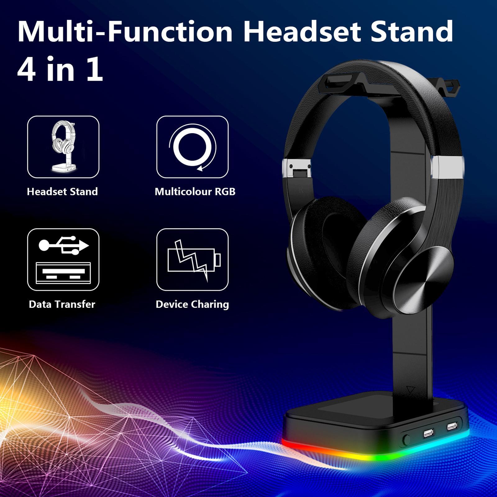 RGB Headphones  Headset Hanger Holder Display Bracket Rack