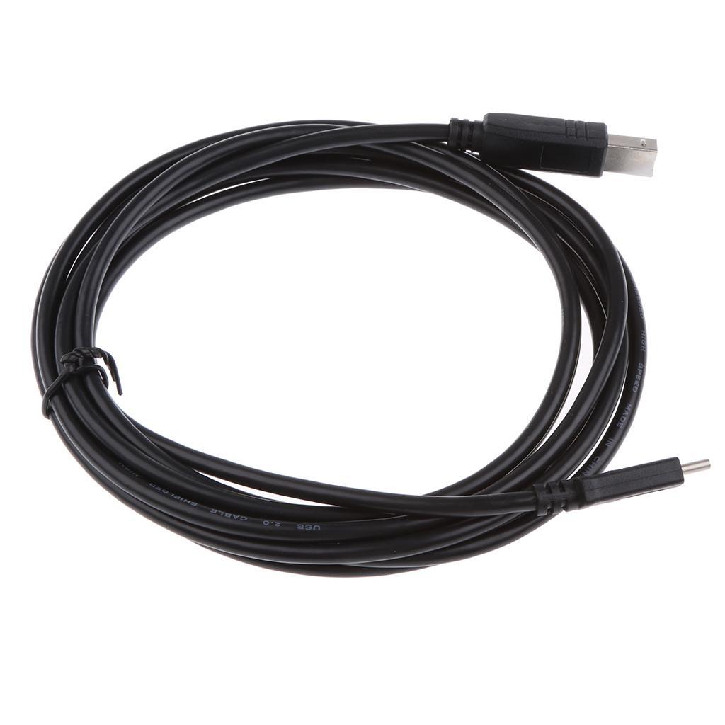 2x USB Type-c to USB2.0 Type-B Male Data Charge Printer Printing Cable Cord