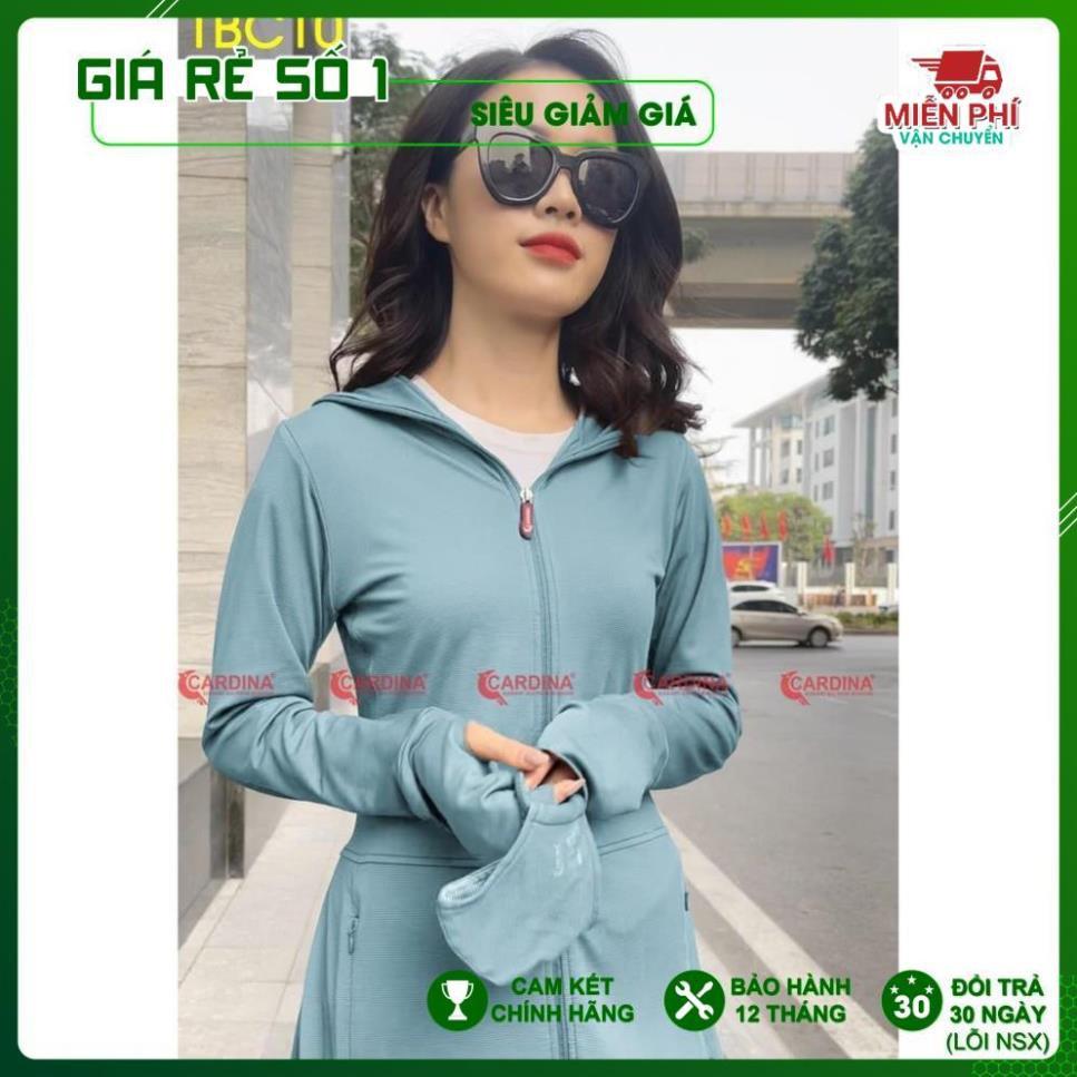 Áo chống nắng dáng dài liền thân cao cấp UPF 50+, thơm mát, thoáng khí có lưới co giãn làm mát cơ thể