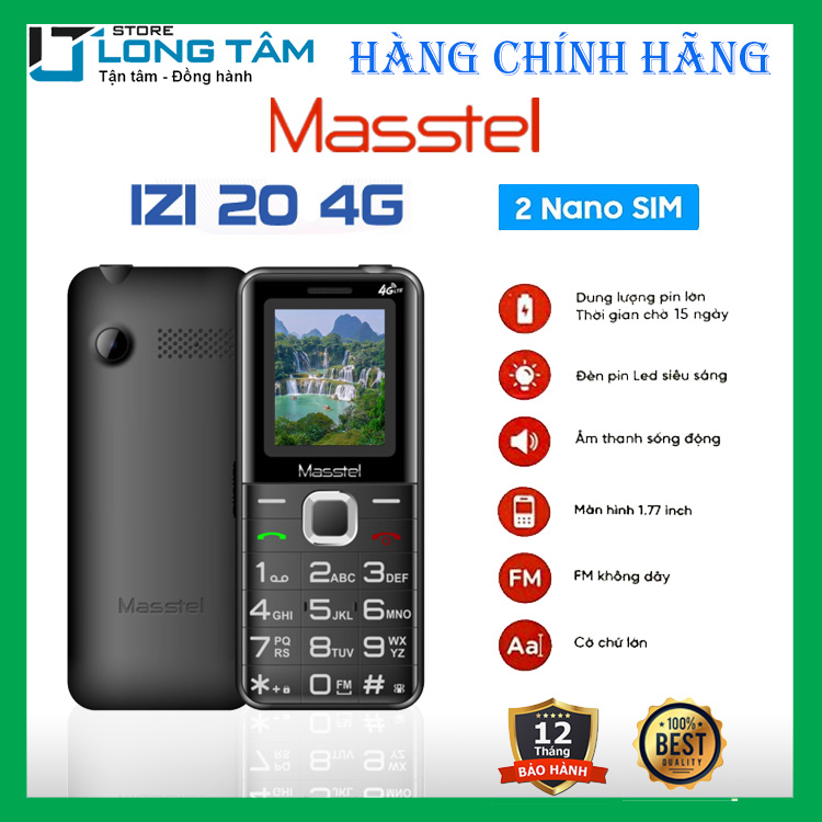 Hình ảnh Điện thoại Masstel Izi 20 - Hàng chính hãng 