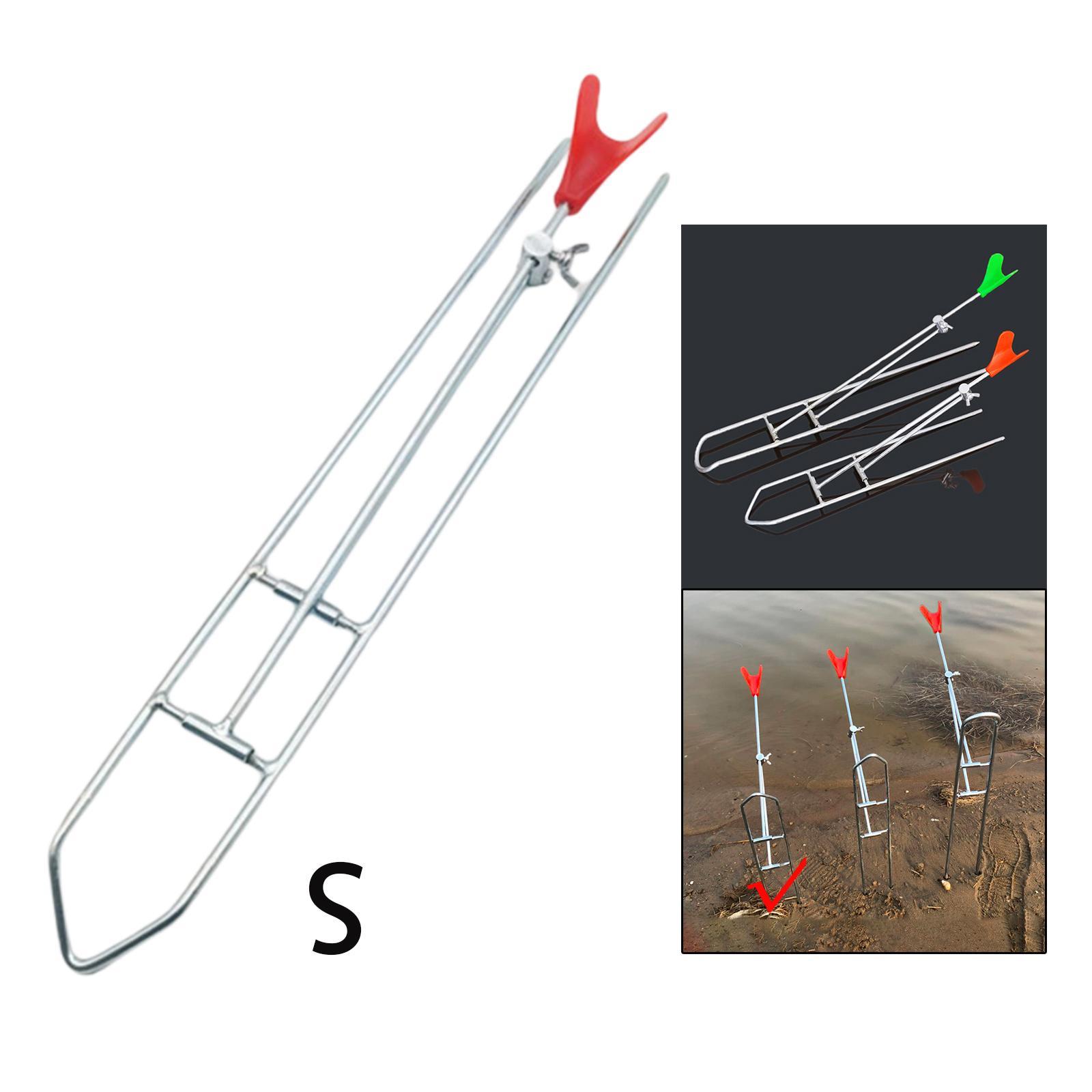 Foldable Fishing Rod Pole Holder Adjustable Folding Pole Stand Bracket