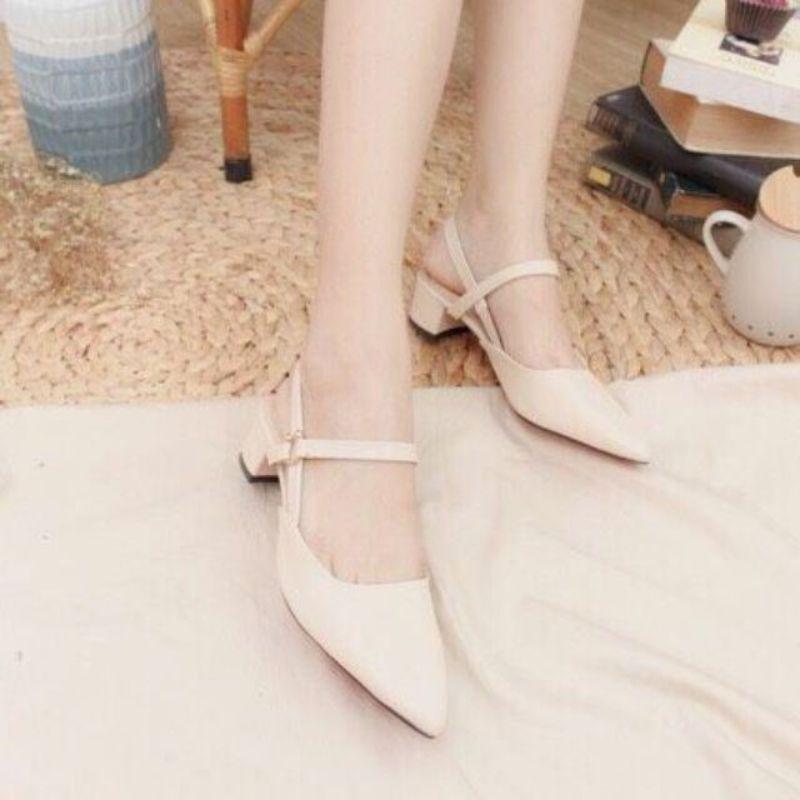 Giày sandal tiểu thư trước sau