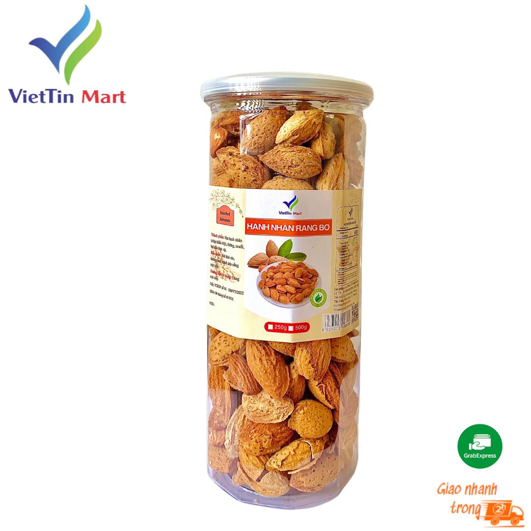 Hạnh Nhân Rang Bơ Viettin Mart 500g