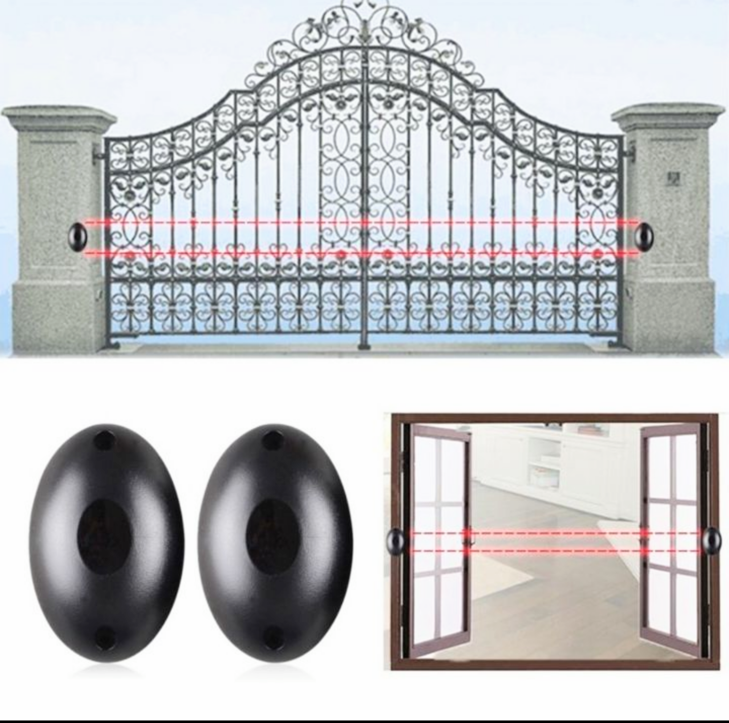 SIÊU BÁO ĐỘNG VỚI 1 BỘ CHỐNG TRỘM CẢM BIẾN HỒNG NGOẠI GẮN CỬA TƯỜNG RÀO THÔNG MINH HÀNG CHUẨN