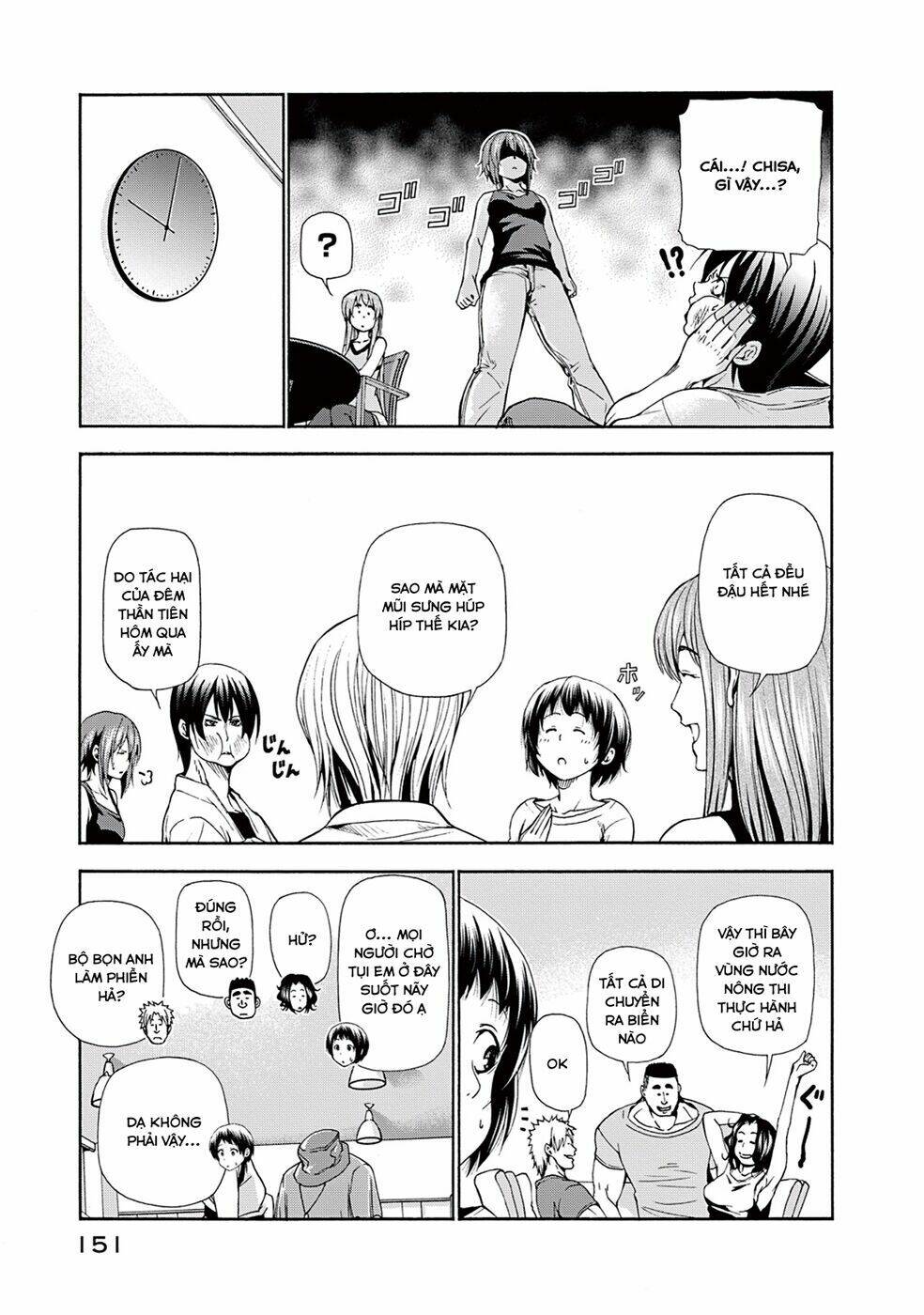 Cô Gái Thích Lặn - Grand Blue Chapter 17 - Trang 17