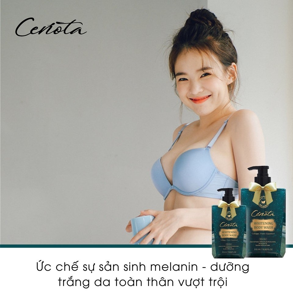 Sữa tắm trắng da Hương nước hoa Cenota TẶNG KÈM Mặt nạ Trắng Da Nâng cơ Cenota