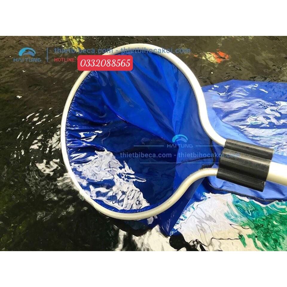 Vợt giữ nước k đáy, vợt k đáy, vợt bắt cá koi, cá rồng đường kính 30cm, cán dài 50-60