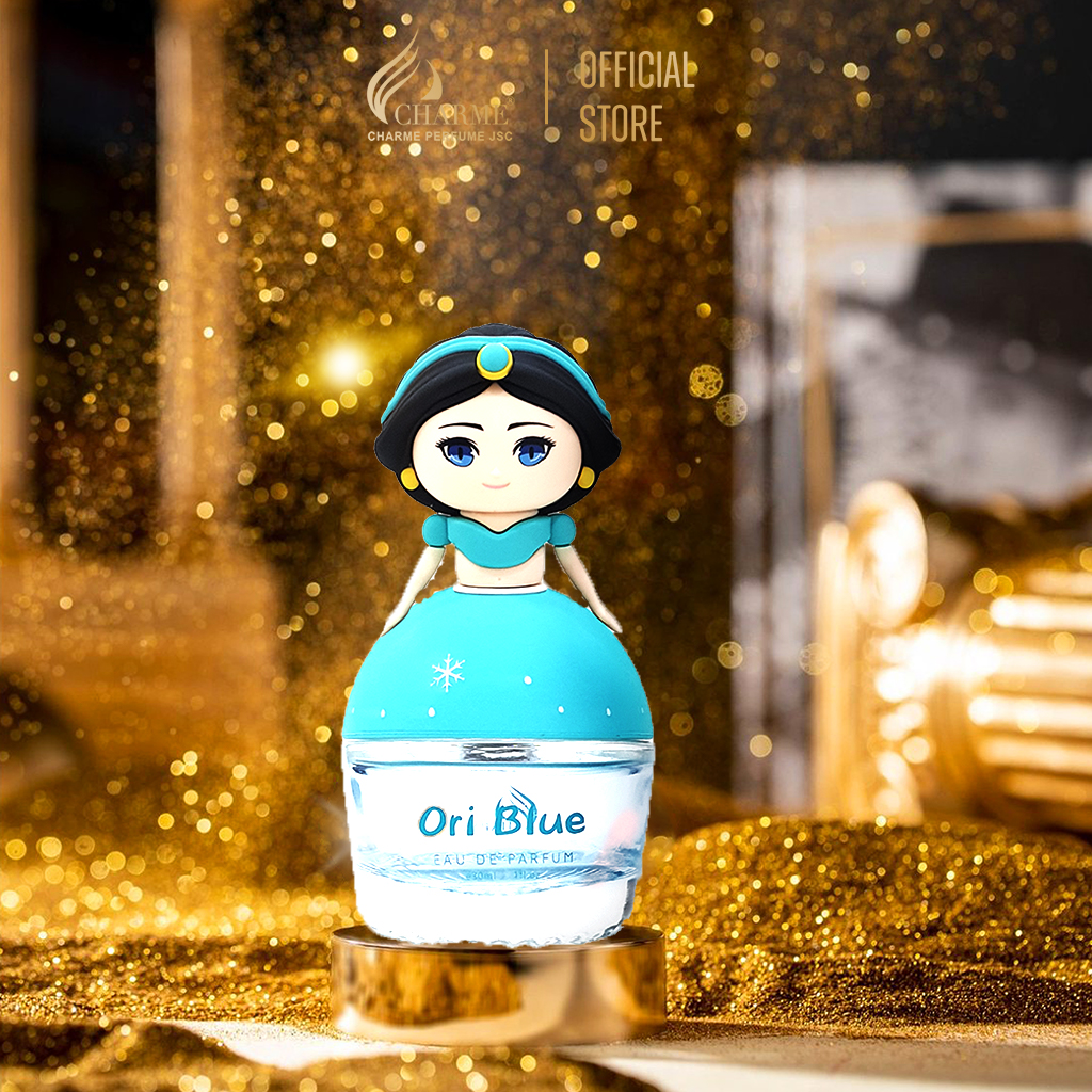 Nước hoa trẻ em, Charme Ori Blue, cho bé gái, nhóm hương hoa cỏ và trái cây, nhẹ nhàng, năng động, 30ml