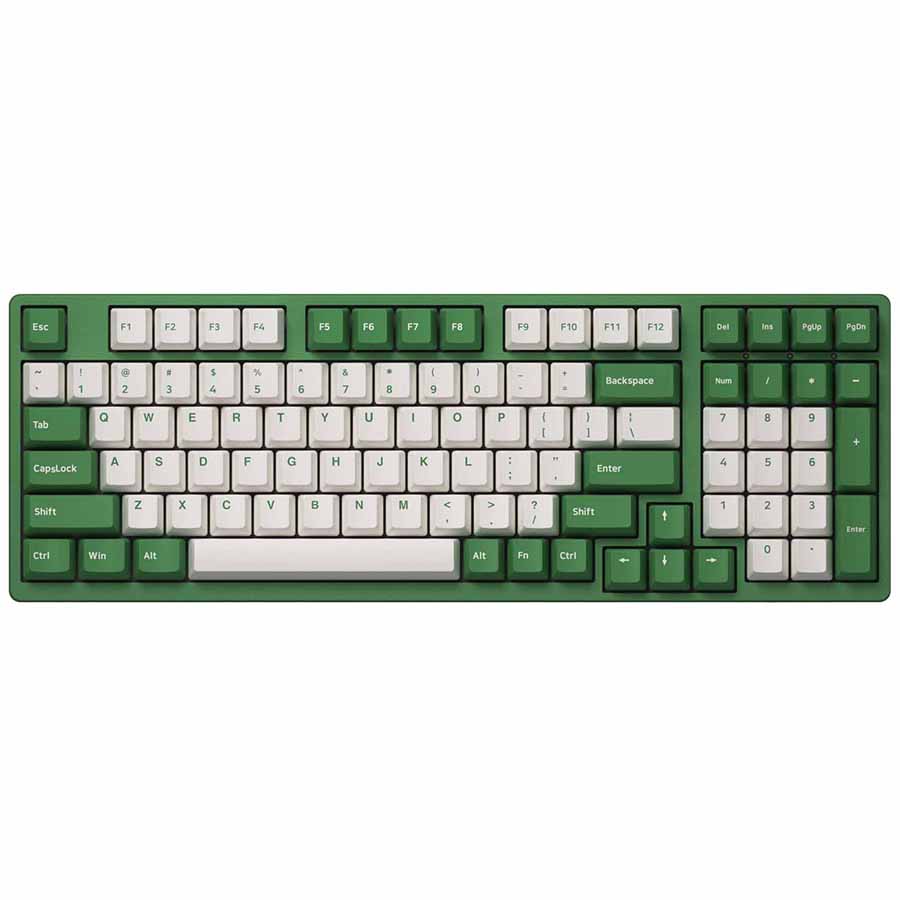 Bàn phím AKKO 3098 DS Matcha Red Bean (Gateron Cap