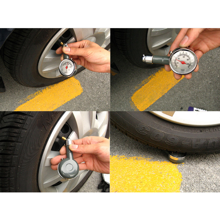 Đồng hồ đo áp suất lốp xe ô tô xe máy - Loại đồng hồ cơ