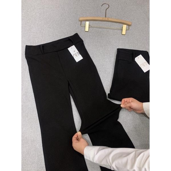 ️Elisa fashion️Quần ống loe xẻ trước cá tính cho nữ