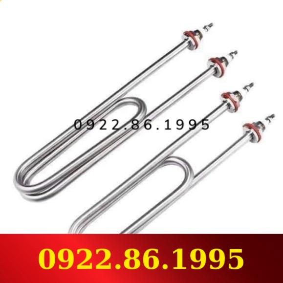 Điện trở sấy khô chữ U 40cm công suất 1.5kw 2kw điện áp 220V có cánh tản nhiệt hàng nhập