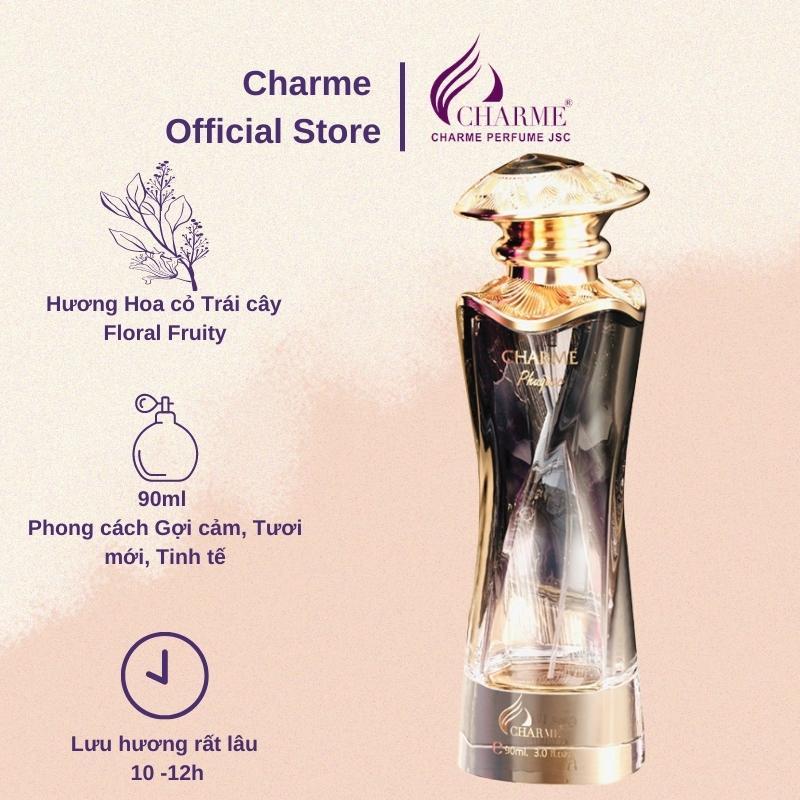 Nước hoa nữ cao cấp, Charme Phuquoc, hương thơm đầy mê hoặc, quyến rũ, dành cho các bạn gái, 90ml