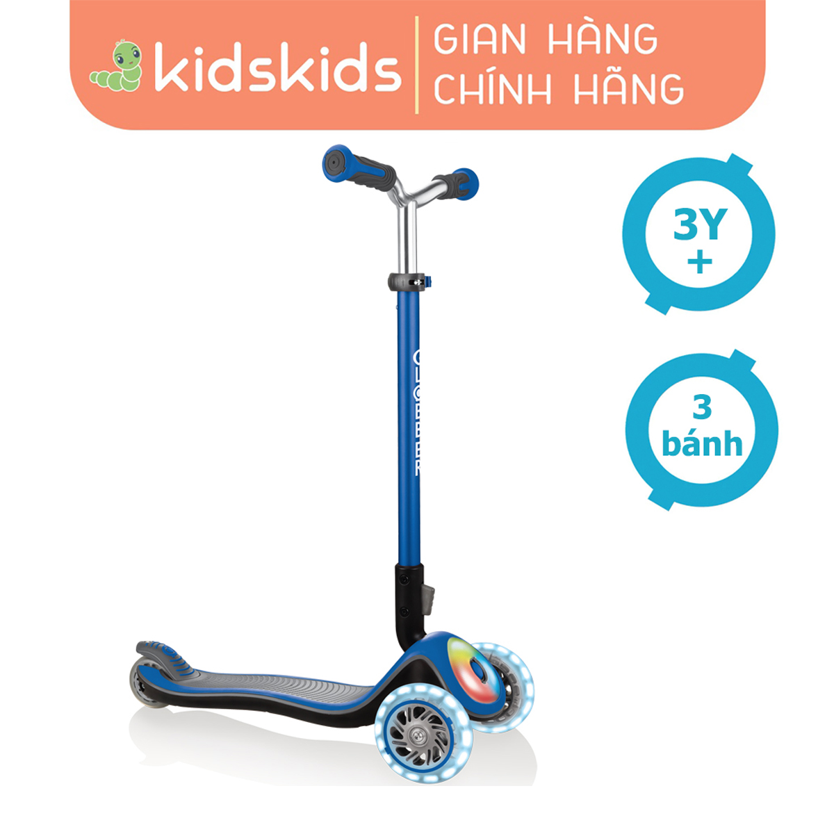 Xe Trượt Scooter GLOBBER ELITE PRIME – Xanh Da Trời