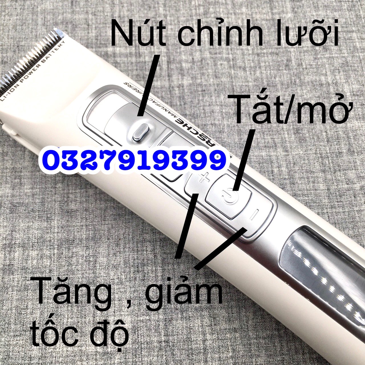 Tông đơ cao cấp BORSCHE B912 ( tăng tốc )