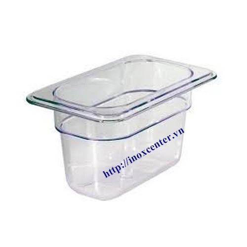 Khay nhựa buffet 1/9 - Hộp đựng thực phẩm - Khay đựng thức ăn nhà hàng khách sạn