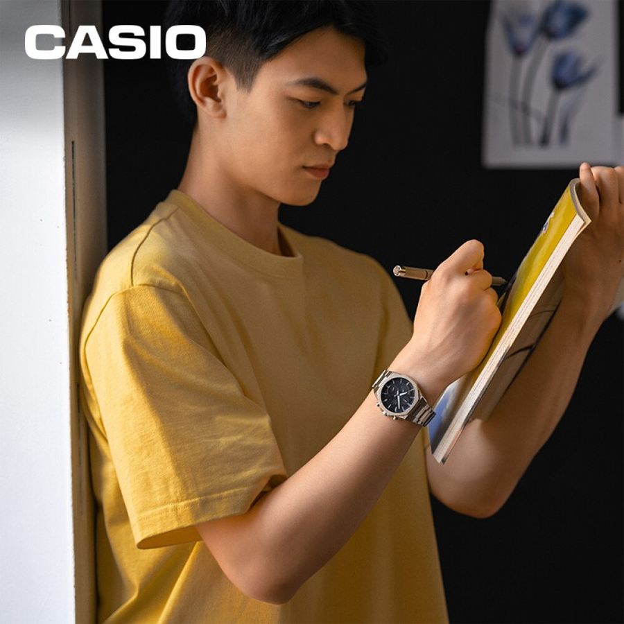 Đồng hồ nam dây kim loại Casio Edifice chính hãng EFS-S570D-1AUDF