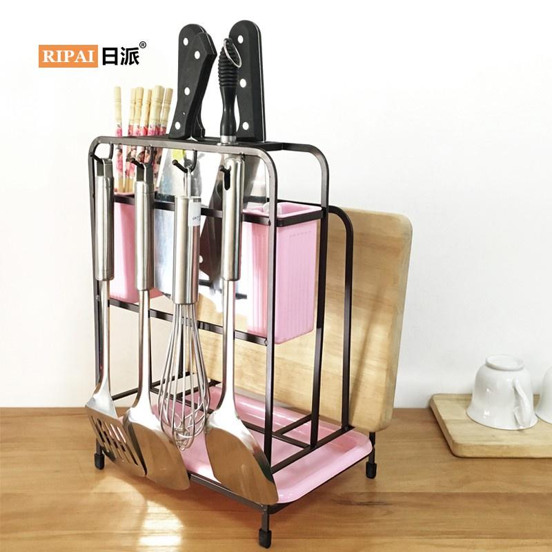 Kệ đựng đũa muỗng dao thớt 3 trong 1 bằng thép sơn tĩnh điện