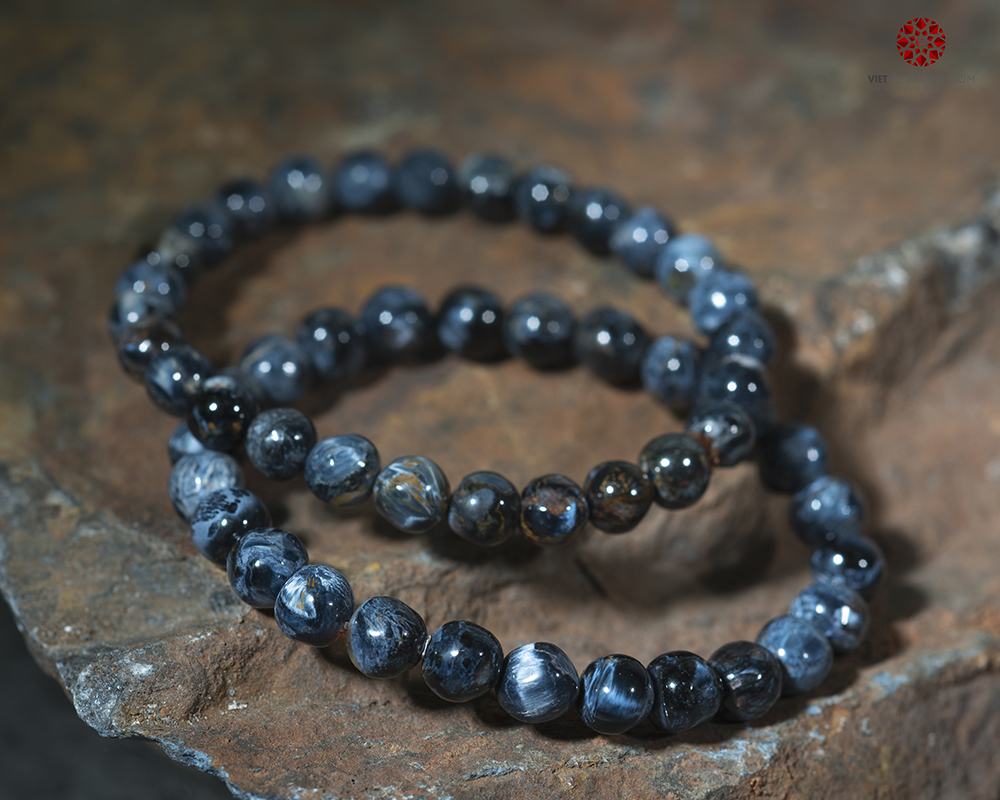 Vòng tay đá Pietersite tự nhiên 100% hợp mệnh Thủy, Mộc | VietGemstones