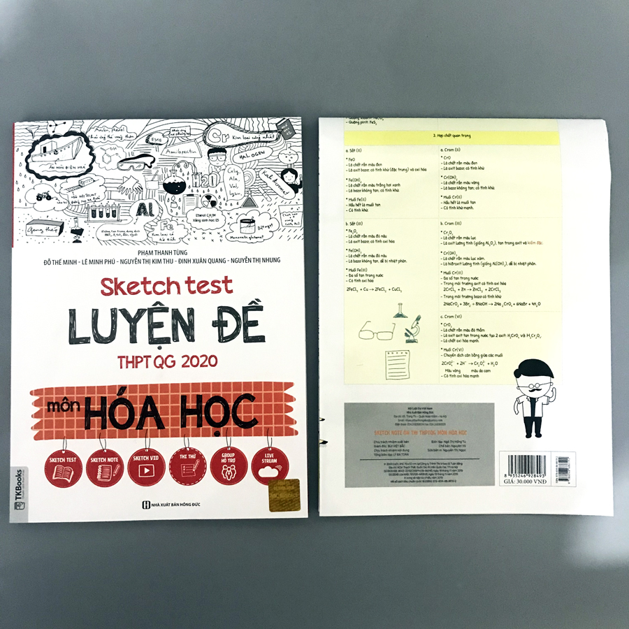 Luyện thi Tổ hợp KHTN: Sketch Test Luyện Đề THPT QG 2020 môn Vật Lí, Hóa học, Sinh học